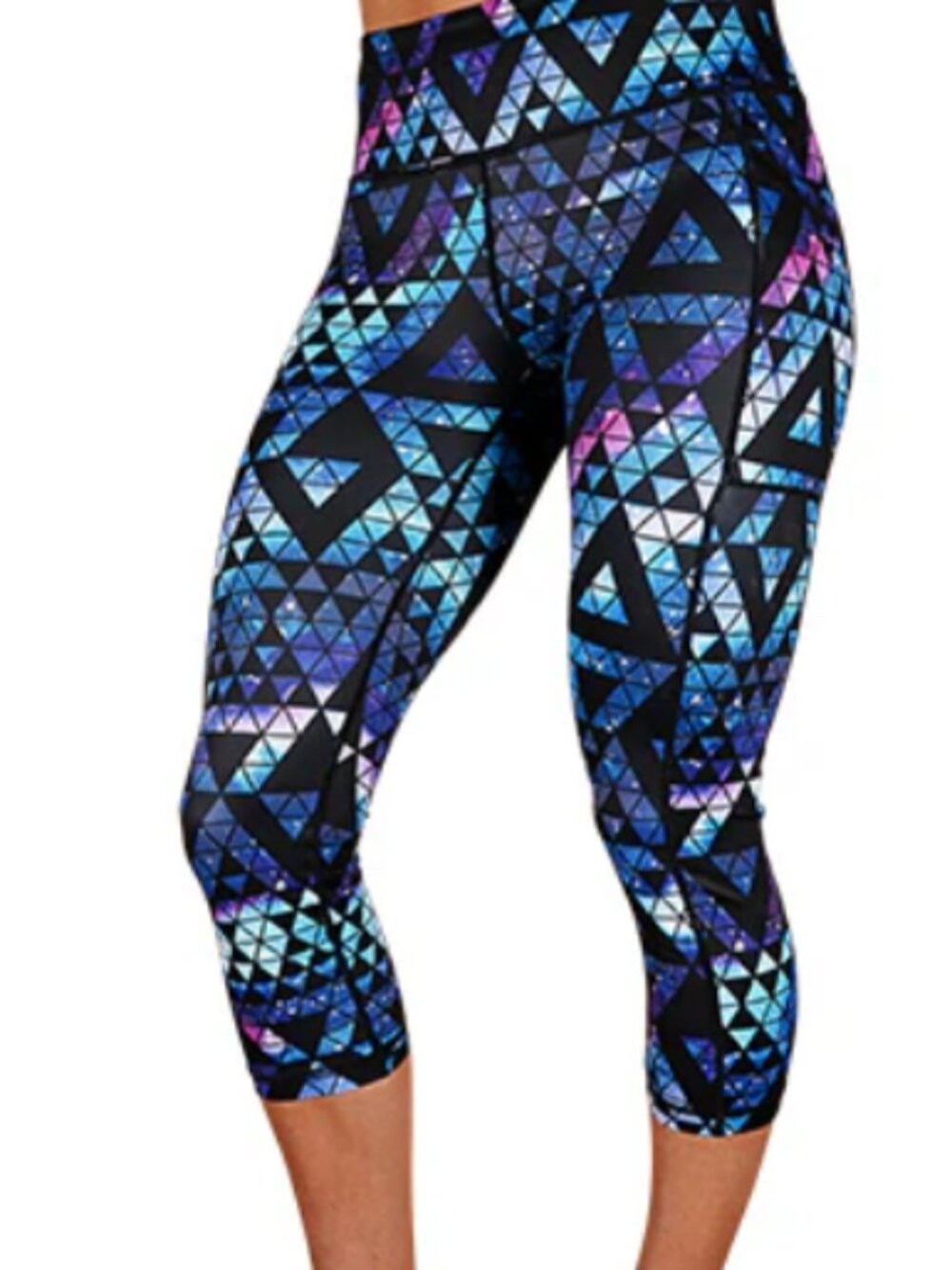 CVG Constantly Varied Gear Stardust  Capri Leggings Size Large